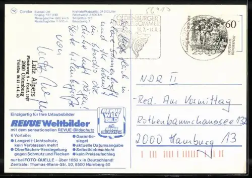 AK Flugzeug Boeing 727, Condor Fluggesellschaft