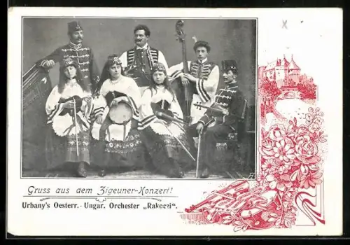 AK Urbany`s Oesterr.-Ungar. Orchester Rakoczi, Trachtenkapelle