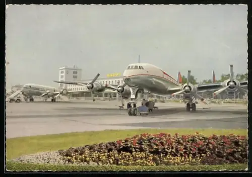 AK Frankfurt, Flugzeuge auf dem Frankfurter Flughafen