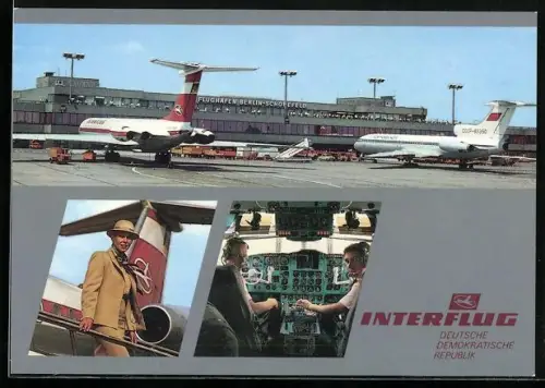 AK Berlin-Schönefeld, Flughafen der Interflug