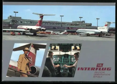 AK Berlin-Schönefeld, Flughafen der Interflug