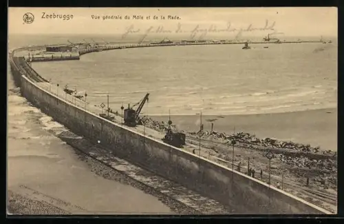 AK Zeebrugge, Algemeen aanzicht van het Zeehoofd en de Haven