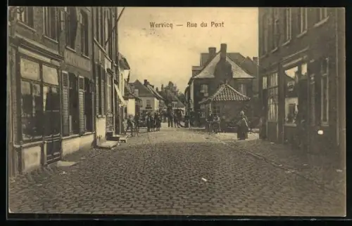 AK Wervik, Burgstraat, Rue de Pont