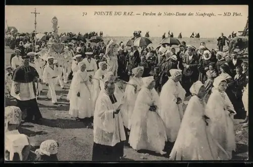 AK Pointe-du-Raz, Pardon de Notre-Dame des Naufragés