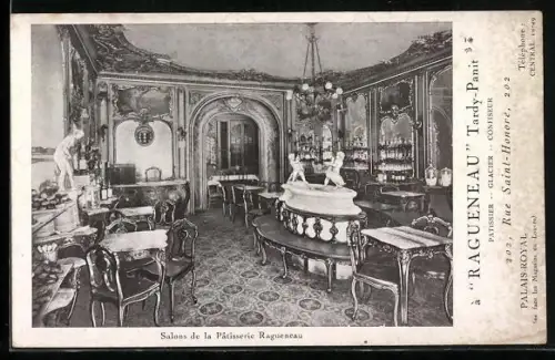 AK Paris, Salons de la Patisserie Ragueneau, Rue Saint-Honoré 202