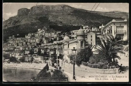 AK Monte-Carlo, La Rampe et la Tête de Chien