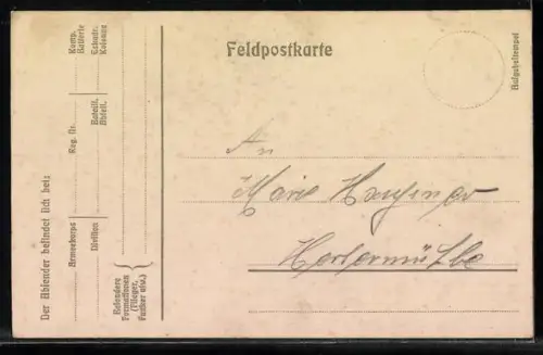 AK Peronne, Partie am Marktplatz