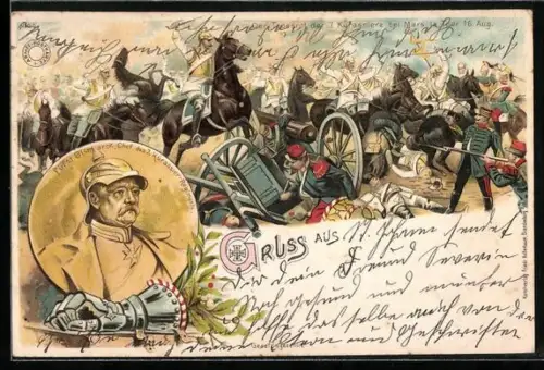 AK Fürst Bismarck, Der Todesritt der 7. Kürassiere bei Mars la Tour