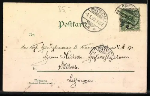 Lithographie Briefmarken aus Württeberg