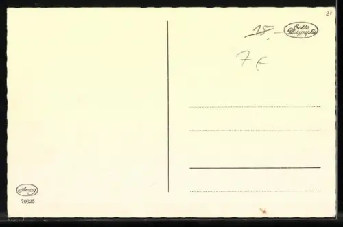 AK Briefmarkensprache, Paar in einem Herz, diverse Briefmarken