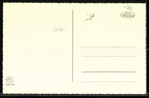 AK Briefmarkensprache für Verliebte, In herzlicher Umarmung, Dein auf ewig