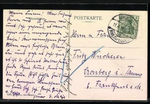 AK Rheinfelden, Strassenpartie