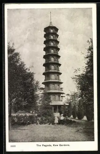 AK London, The Pagoda, Kew Gardens