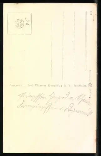 AK Prinzessin von Schweden als Braut mit Hochzeitsstrauss