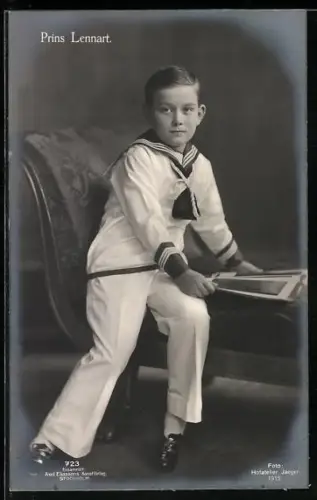 AK Prinz Lennart im Matrosenanzug