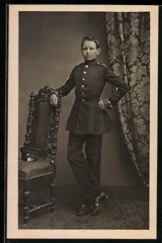 AK Hindenburg als Kadett in Wahlstatt, 1860