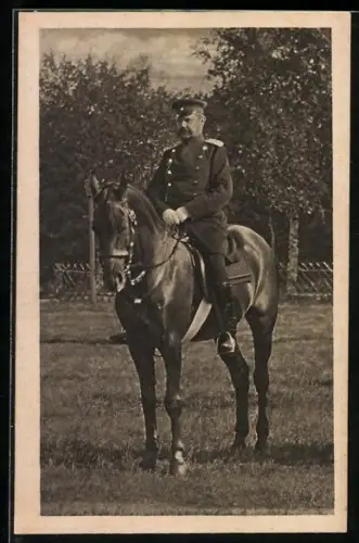 AK Oldenburg, Portrait Paul von Hindenburg in Uniform, Oberst & Kommandeur Infanterie-Regiment No. 91