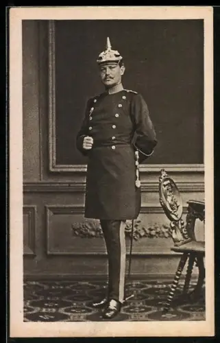 AK Serie: Unser Hindenburg, Paul von Hindenburg als Hauptmann im Generalstab Stettin 1878