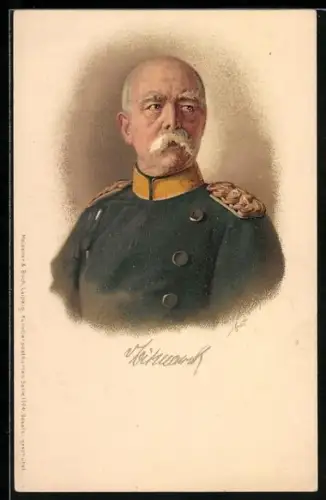 AK Porträt Otto v. Bismarcks