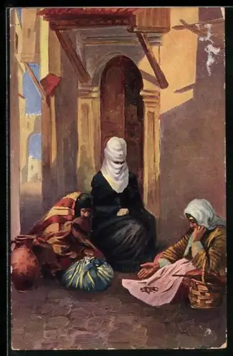 AK Wahrsagerin, Szene in Nordafrika