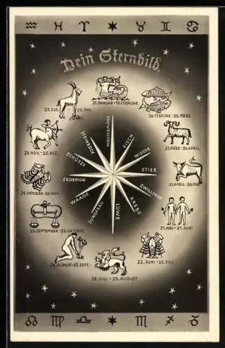AK Dein Sternbild, Horoskop, Tierkreiszeichen