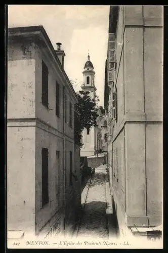 AK Menton, L`Église des Penitents Noirs