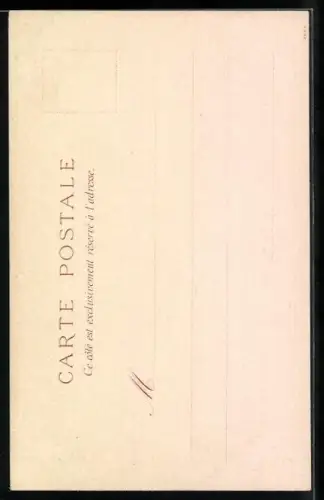 Lithographie Menton, Rue de la Vieille Ville