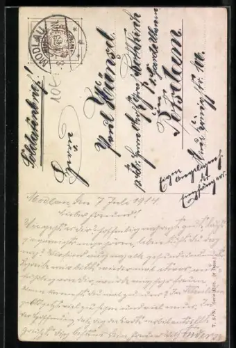 AK suchende Jagdhunde mit zielenden Jägern