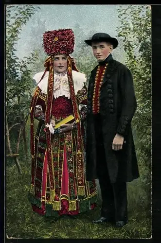 AK Tracht Schaumburg-Lippe, Hochzeitspaar