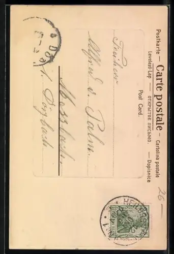 Künstler-AK Reikert: Zwei Jagdhunde auf einem Feld