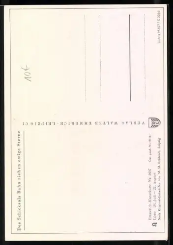 AK Sternzeichen Löwe, Text