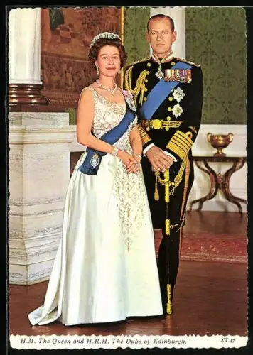 AK The Queen und The Duke of Edinburgh