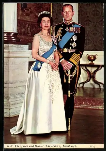 AK The Queen and the Duke of Edinburgh