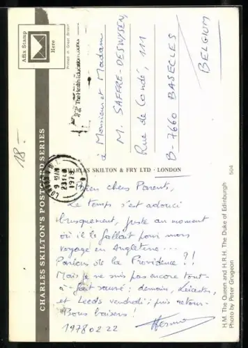 AK Königin Elizabeth und der Herzog von Edinburgh