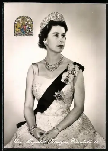 AK Königin Elisabeth II. von England