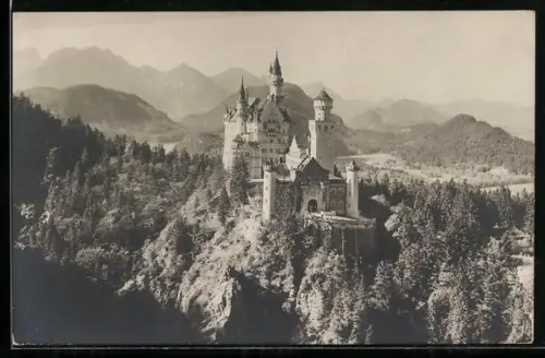 AK Kgl. Schloss Neuschwanstein, Totalansicht
