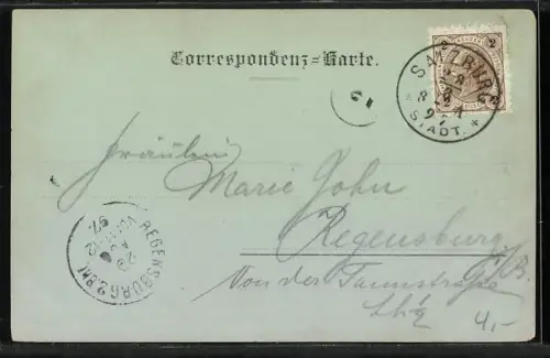 Mondschein-AK Salzburg, Veste Hohensalzburg