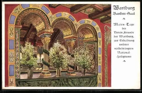 AK Eisenach, Wartburg, Bankettsaal