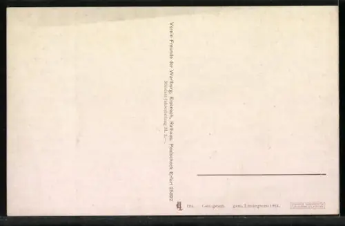 AK Eisenach, Wartburg, Bankettsaal