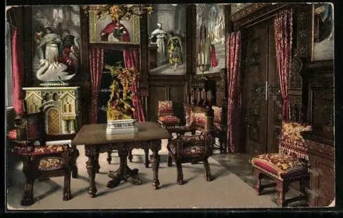 AK Schloss Neuschwanstein, Speisezimmer