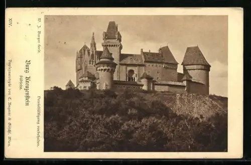 AK Burg Kreuzenstein, Südseite