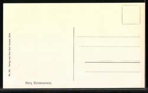 AK Reichenstein, Blick zur Burg