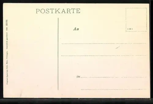 AK Burg Hohenzollern, Blick auf Schlosshof