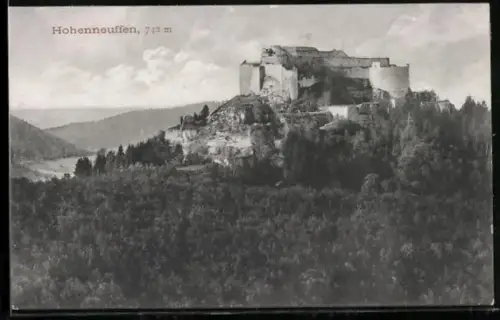 AK Hohenneuffen, Blick zur Burg