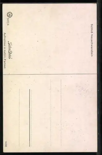 AK Schwangau, Kgl. Schloss Neuschwanstein und die Berge