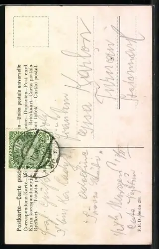 AK Lichtenstein, Burg mit Umgebung