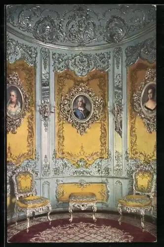 AK Schloss Linderhof, Silber-Kabinett