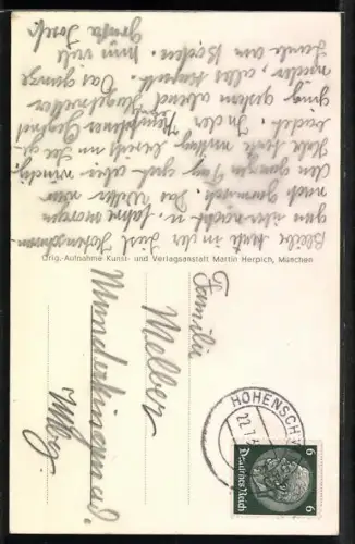 AK Burg Neuschwanstein mit Schloss Hohenschwangau