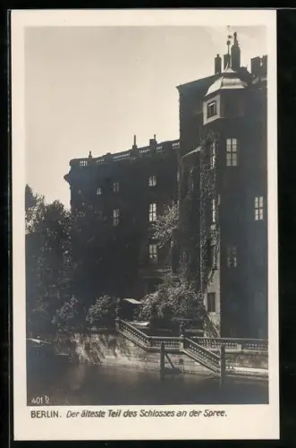 AK Berlin, Schloss, Ältester Teil an der Spree