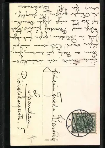 AK Potsdam, Denkmal Friedrich d.Gr. in Sanssouci